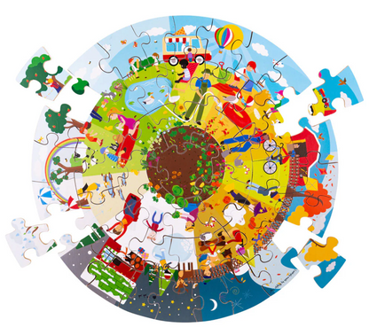 SEASONAL CIRCULAR FLOOR PUZZLE