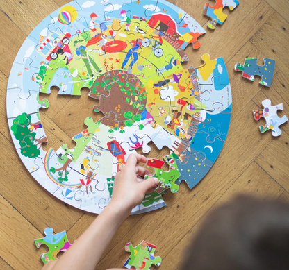SEASONAL CIRCULAR FLOOR PUZZLE