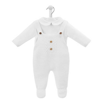 KNITTED DUNGAREE & TOP