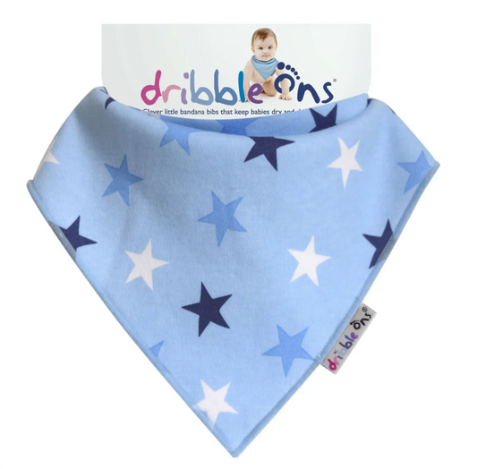 DRIBBLE ONS BIB - BLUE STAR