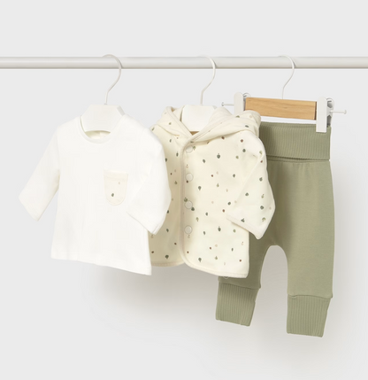 MAYORAL GIRLS TRACKSUIT WITH T-SHIRT - SAGE GREEN