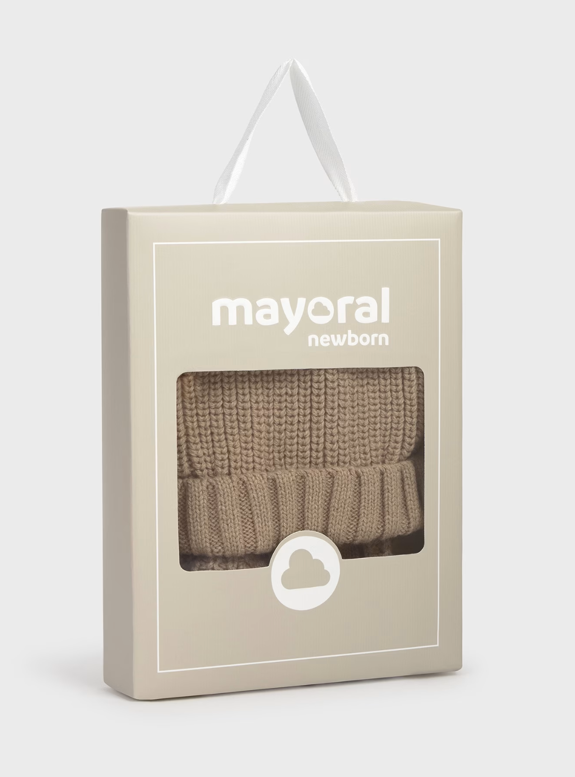 MAYORAL HAT & MITTEN SET - TOFFEE