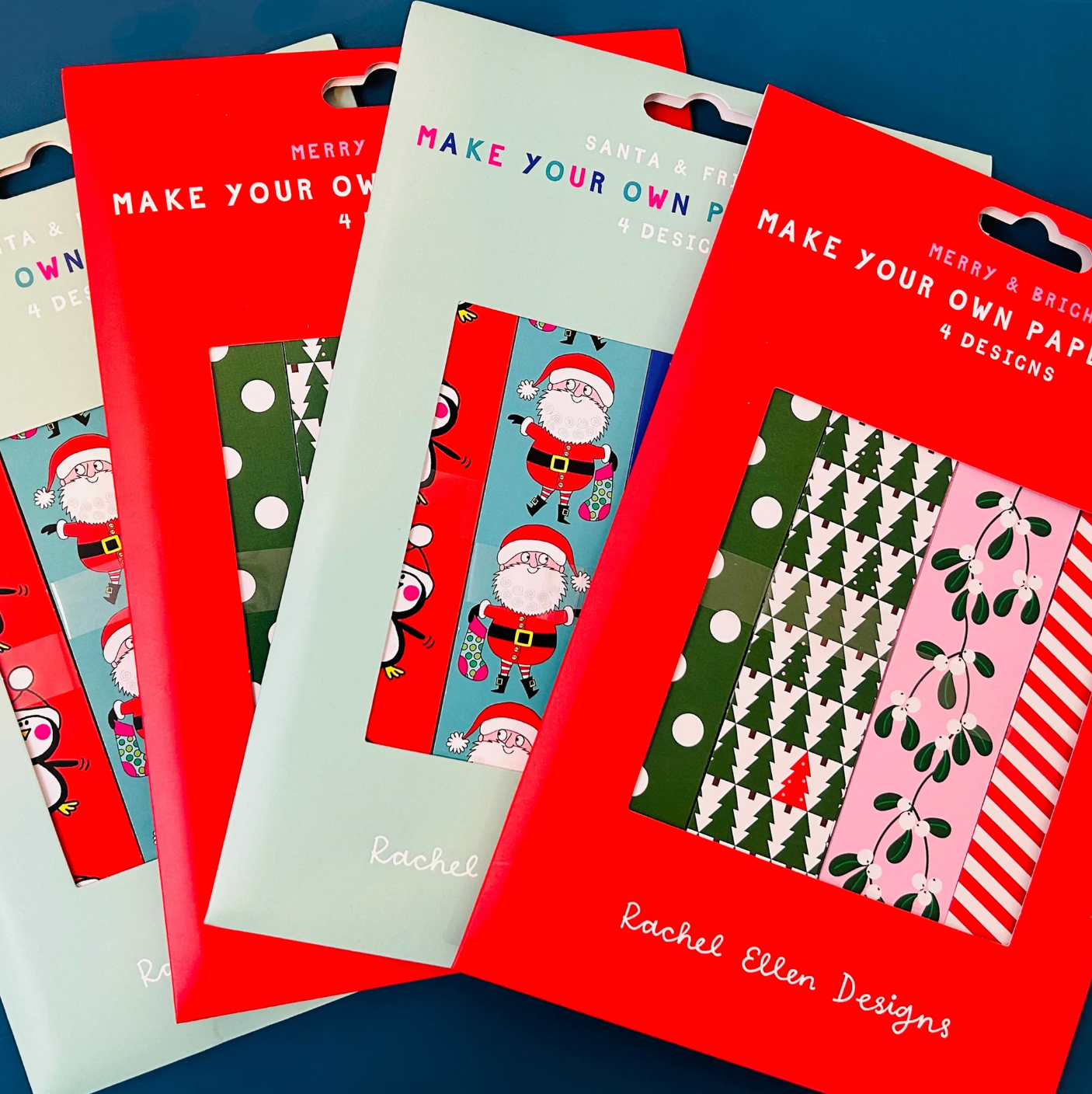 RACHEL ELLEN PAPER CHAINS - SANTA, PENGUIN & SNOWMEN