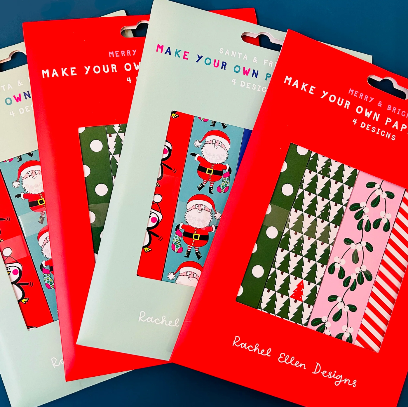 RACHEL ELLEN PAPER CHAINS - MISTLETOE AND SPOTS & STRIPES