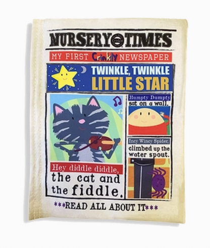 NURSERY TIMES CRINKLY NEWSPAPER - NURSERY RHYMES 1