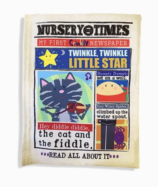 NURSERY TIMES CRINKLY NEWSPAPER - NURSERY RHYMES 1