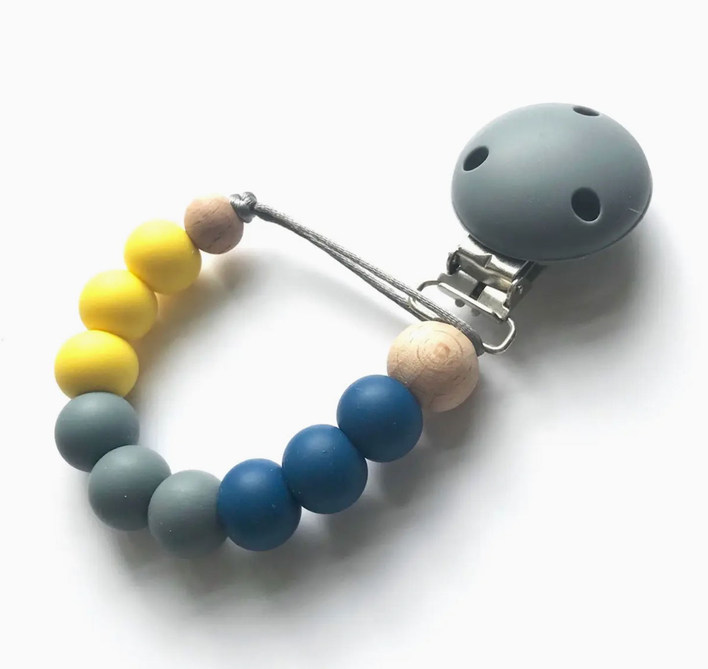 DUMMY CLIPS - DENIM, GREY & YELLOW
