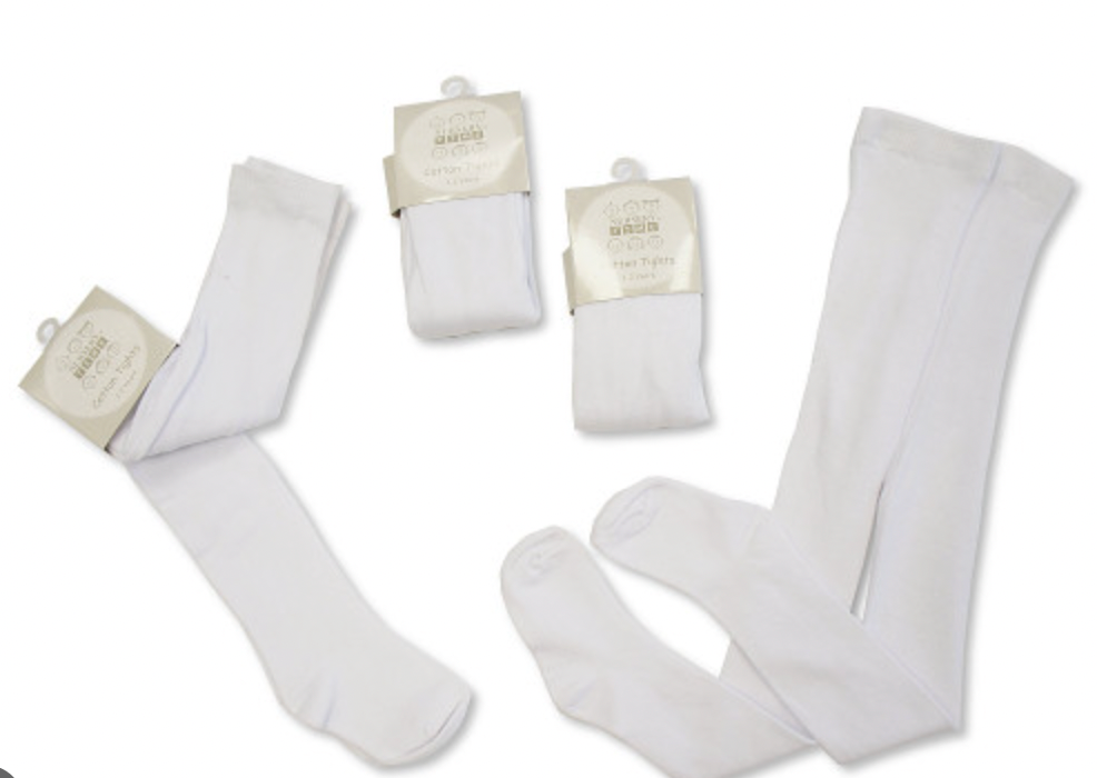 SUPER SOFT COTTON WHITE TIGHTS