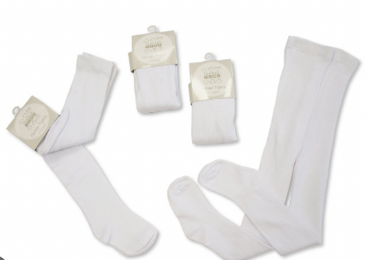 SUPER SOFT COTTON WHITE TIGHTS