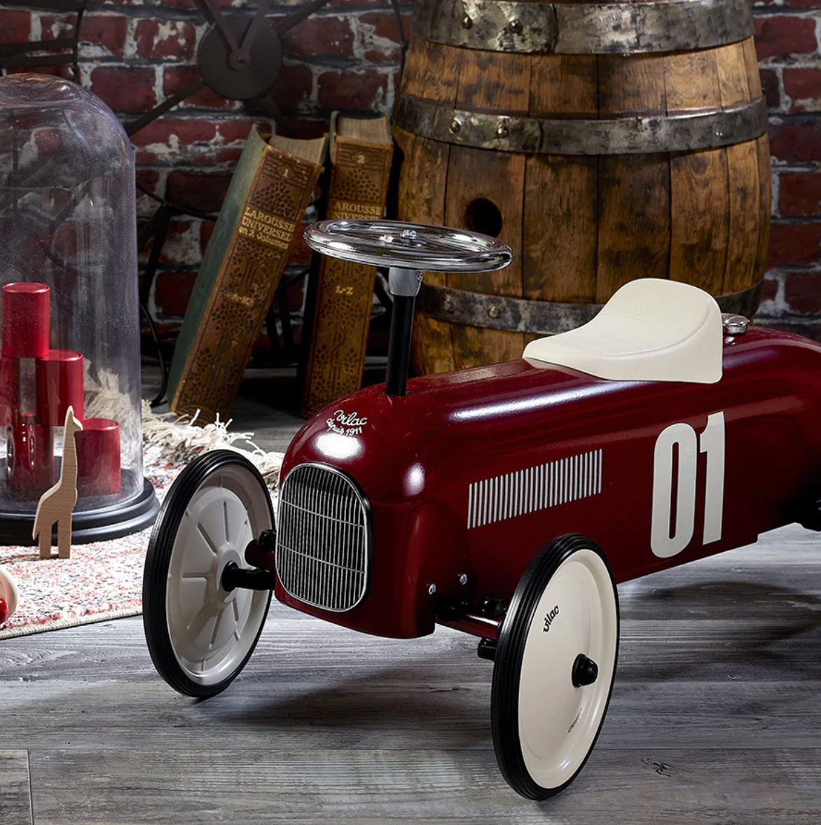 VILAC CLASSIC CAR - BURGUNDY