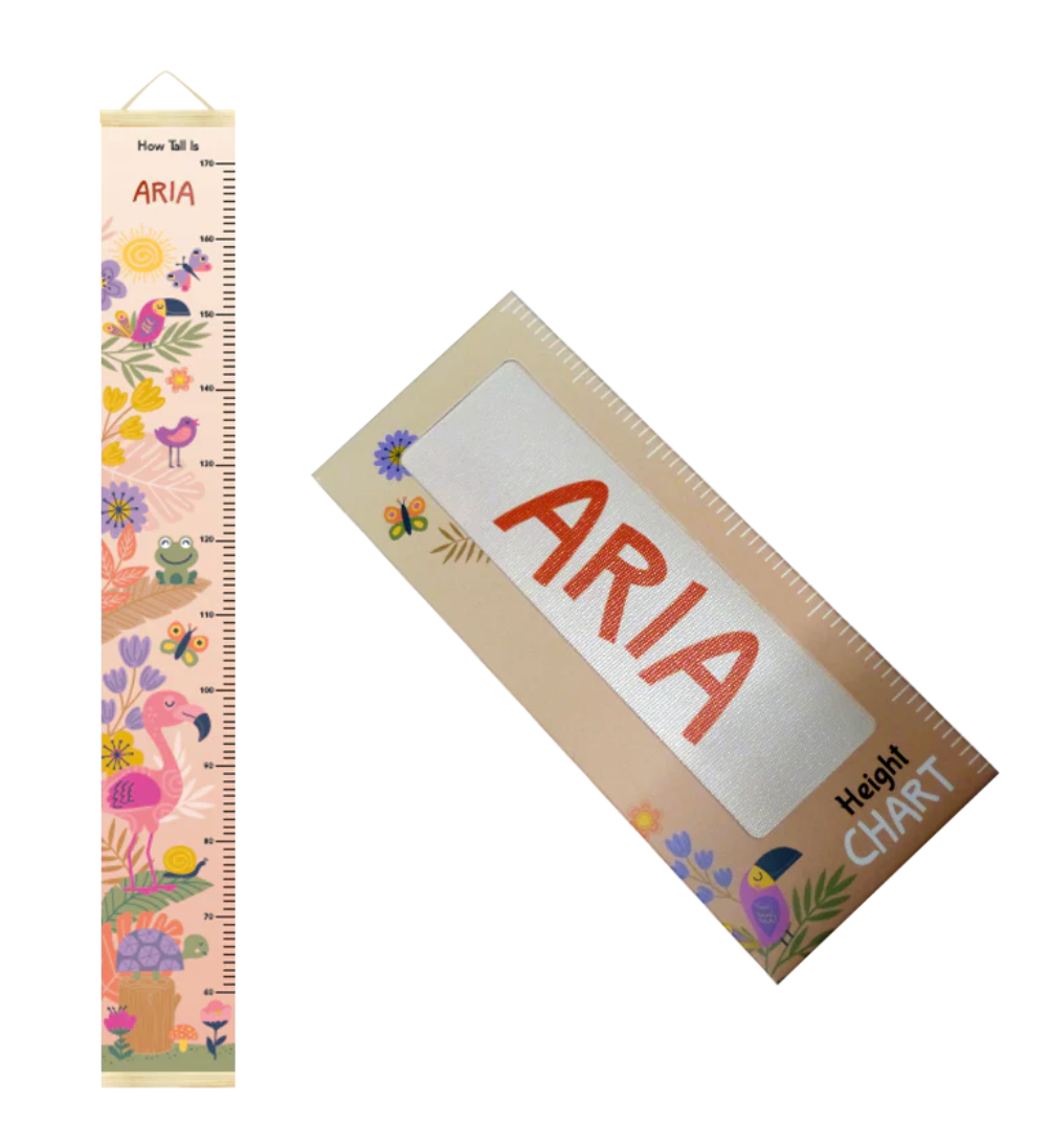 PERSONALISED HEIGHT CHARTS
