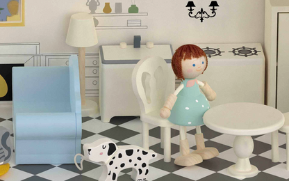 CLASSIC WORLD VINTAGE DOLLS HOUSE