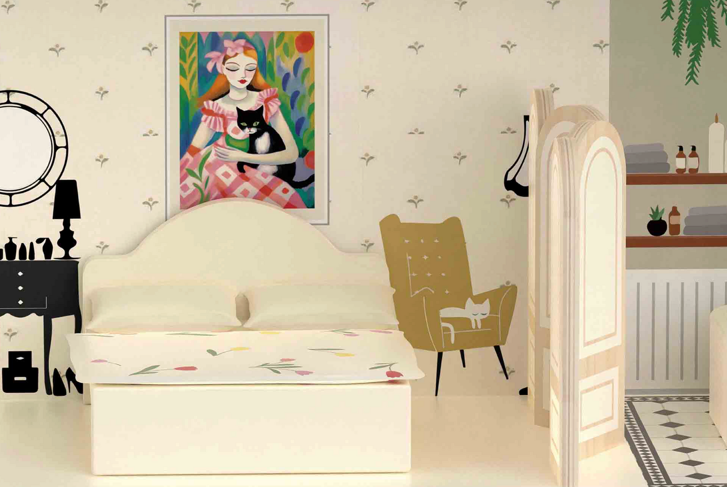 CLASSIC WORLD VINTAGE DOLLS HOUSE