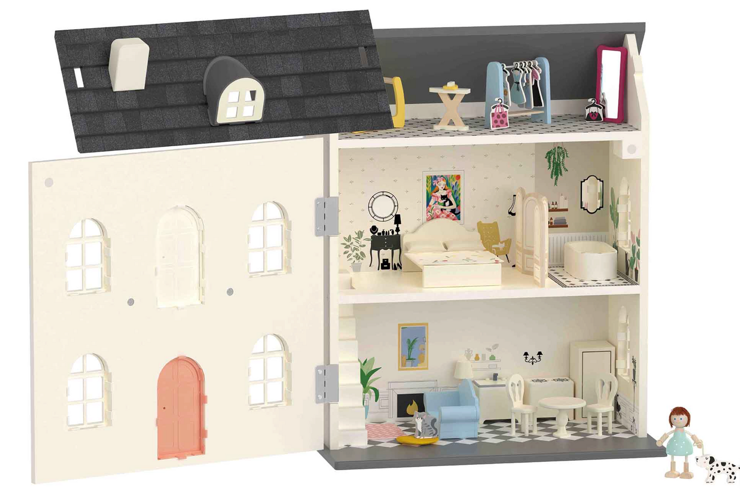 CLASSIC WORLD VINTAGE DOLLS HOUSE