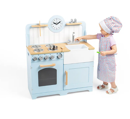 WOODEN COUNTRY PLAY KITCHEN