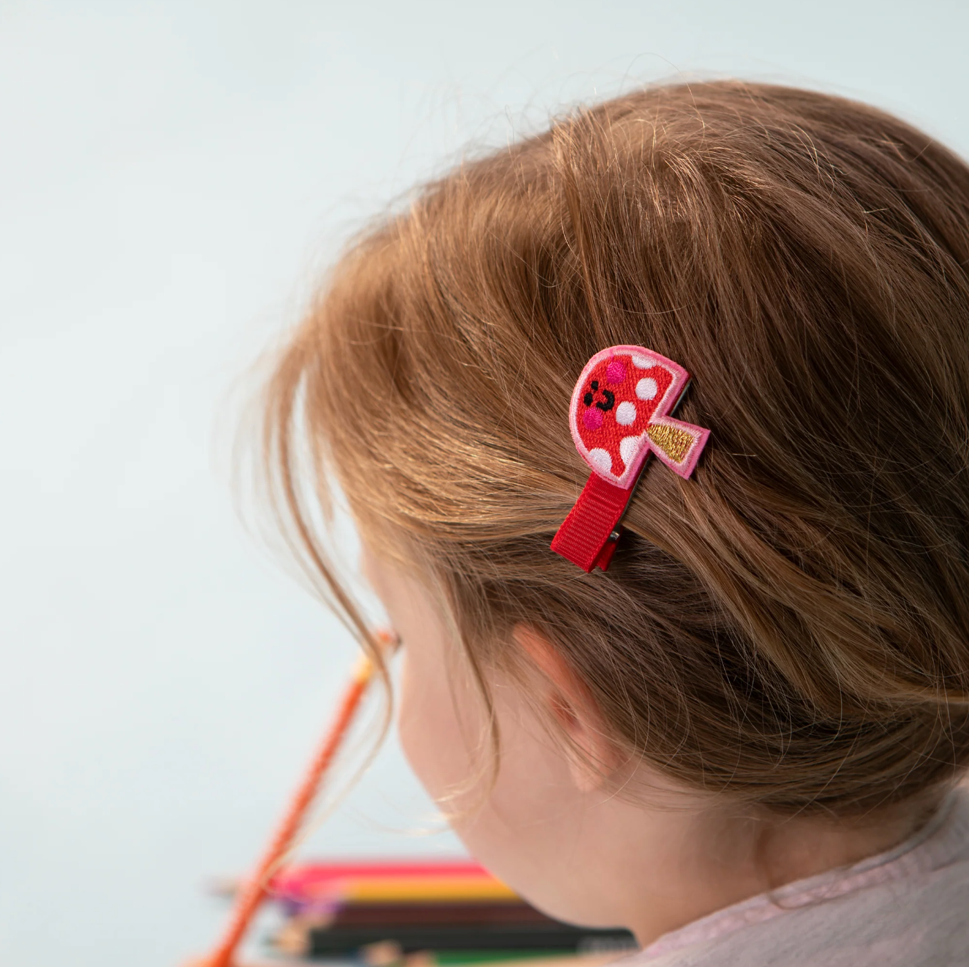 RACHEL ELLEN HAIR CLIPS - TOADSTOOLS