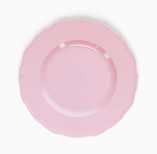 PINK MELAMINE CHILDREN'S PLATE | REX LONDON