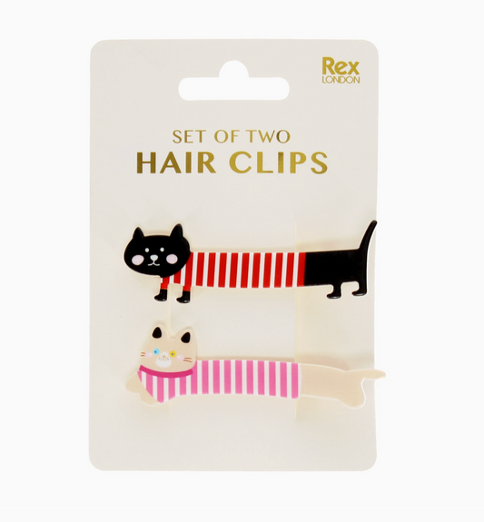 CAT HAIR CLIPS - SET OF 2 | REX LONDON
