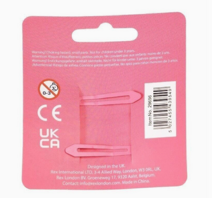 GLITTER RAINBOW HAIR CLIPS - SET OF 2 | REX LONDON