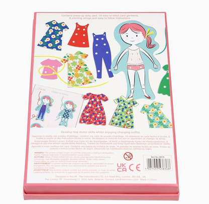 LEARN TO STITCH DRESS UP DOLLY SET | REX LONDON