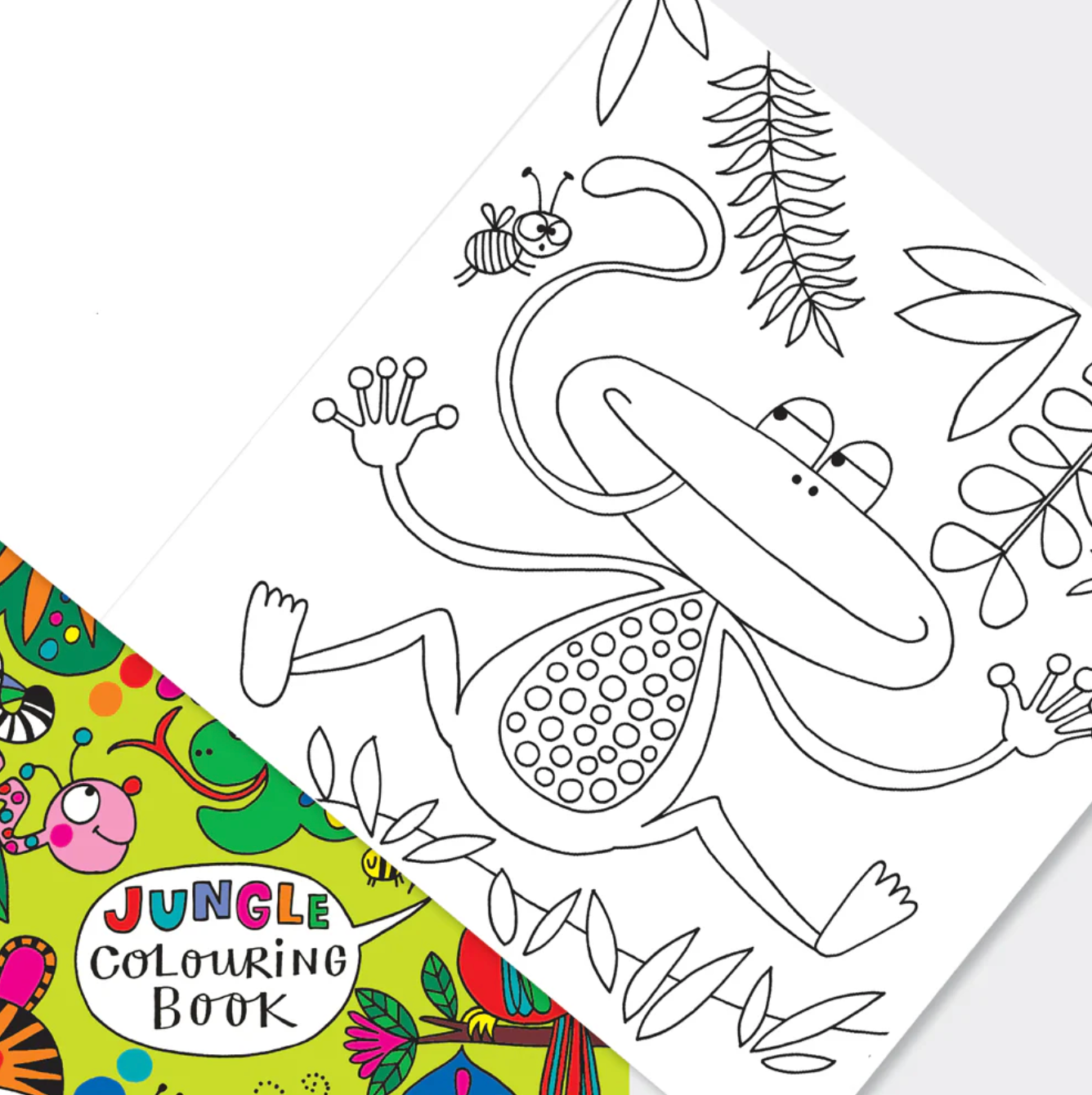 JUNGLE ANIMALS COLOURING BOOK | RACHEL ELLEN
