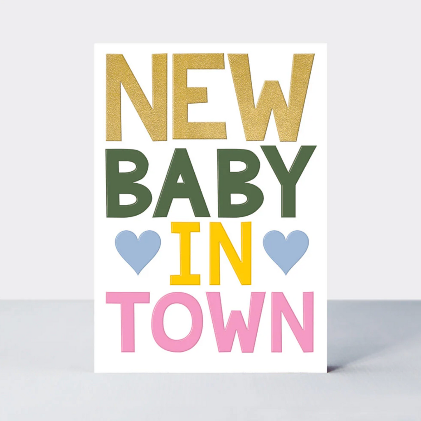 GOOD NEWS - NEW BABY IN TOWN NEW BABY CARD | RACHEL ELLEN