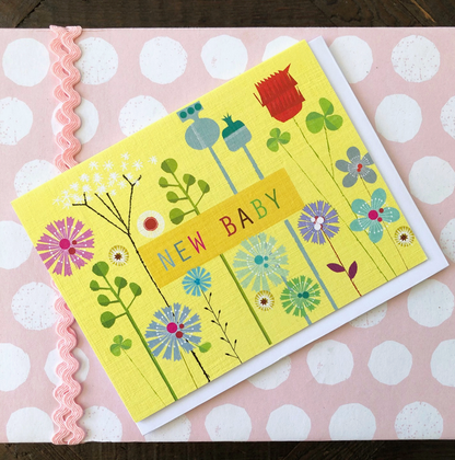 MINI FLORAL NEW BABY CARD | KALI STILEMAN