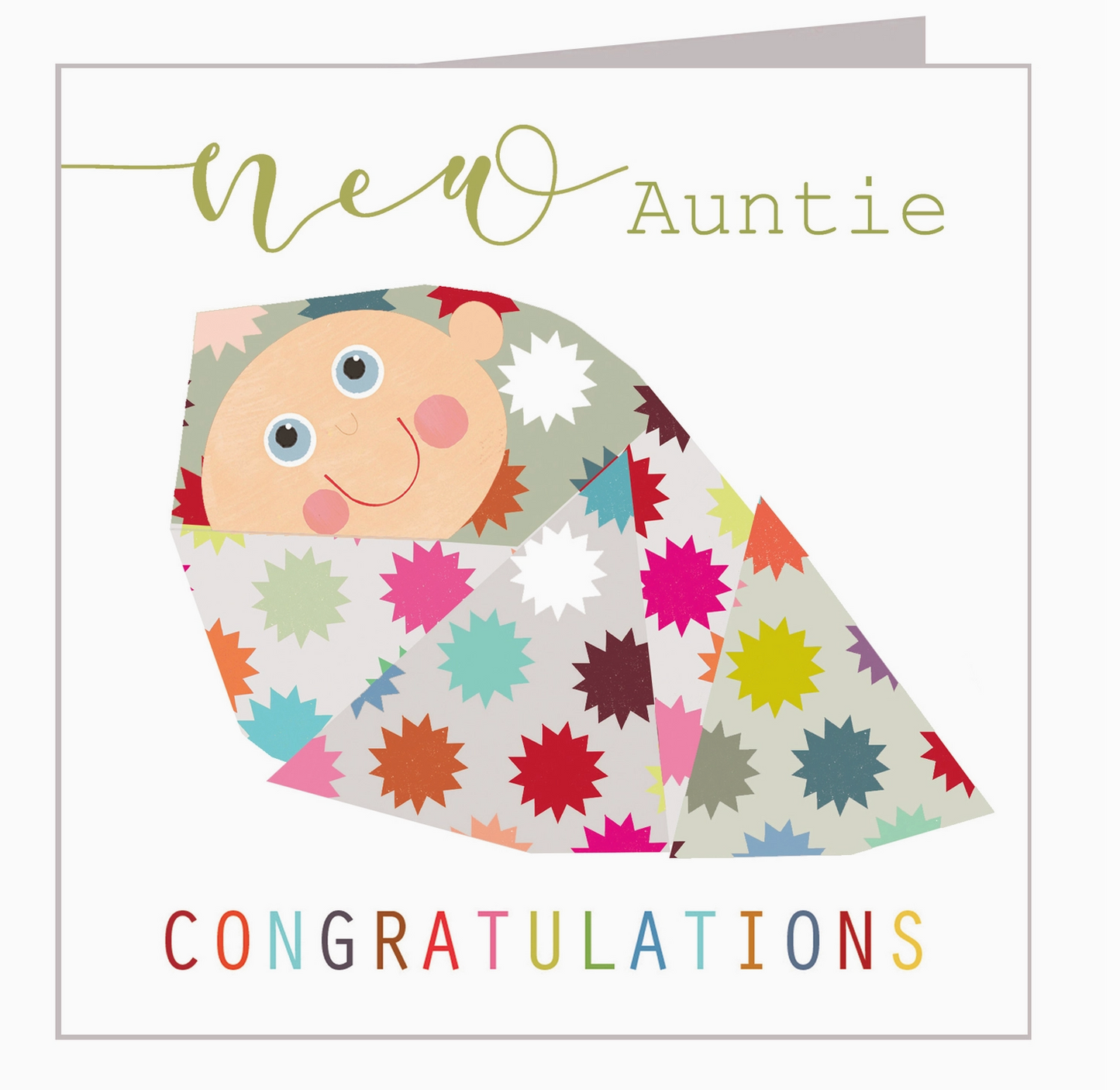 NEW AUNTIE BABY CARD | KALI STILEMAN