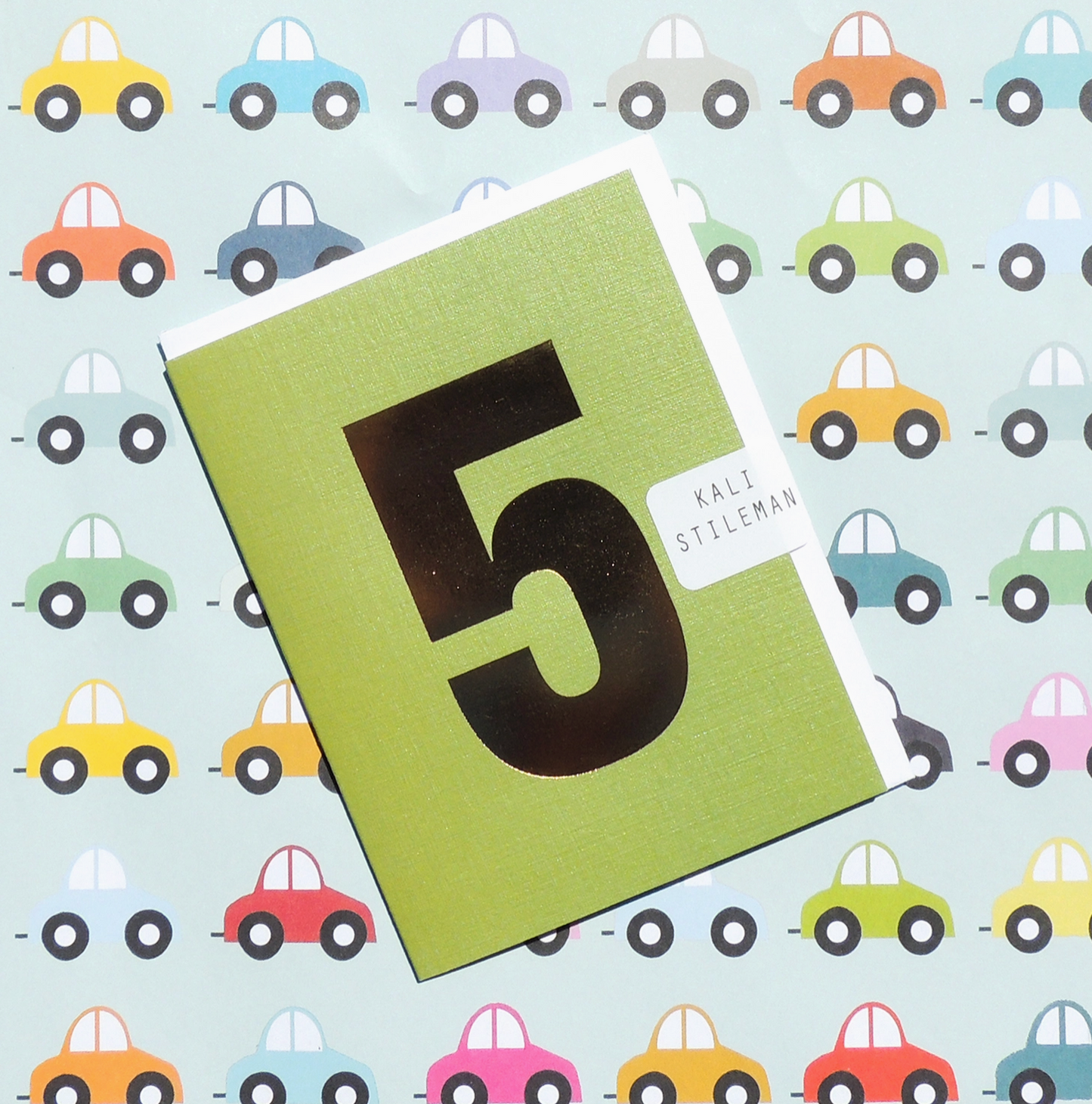 MINI GOLD FOILED FIVE CARD - GRASS GREEN | KALI STILEMAN