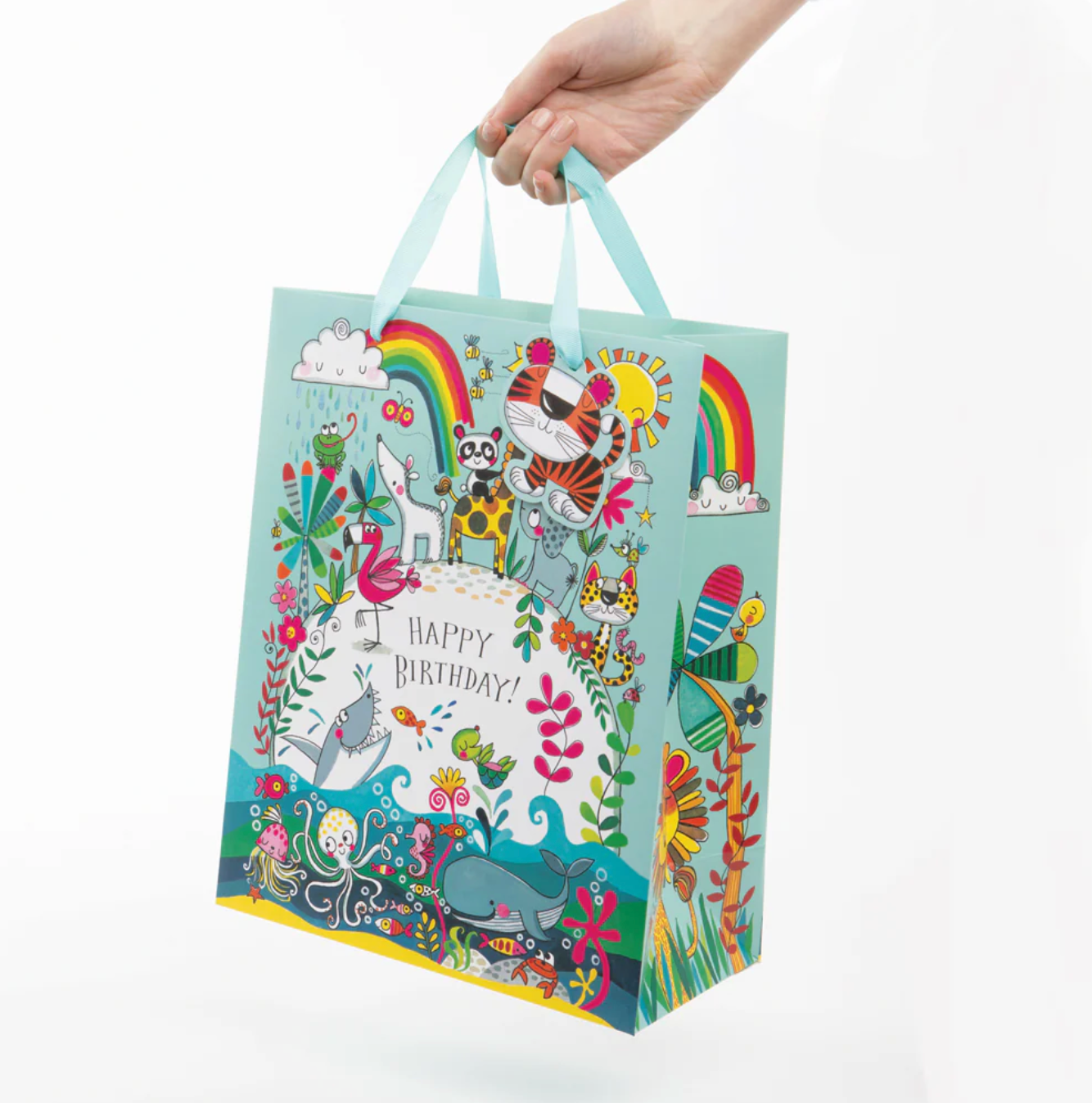 LARGE GIFT BAG - HAPPY BIRTHDAY ANIMALS | RACHEL ELLEN
