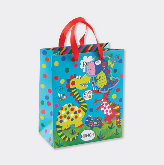 MEDIUM GIFT BAG - DINOSUAR | RACHEL ELLEN