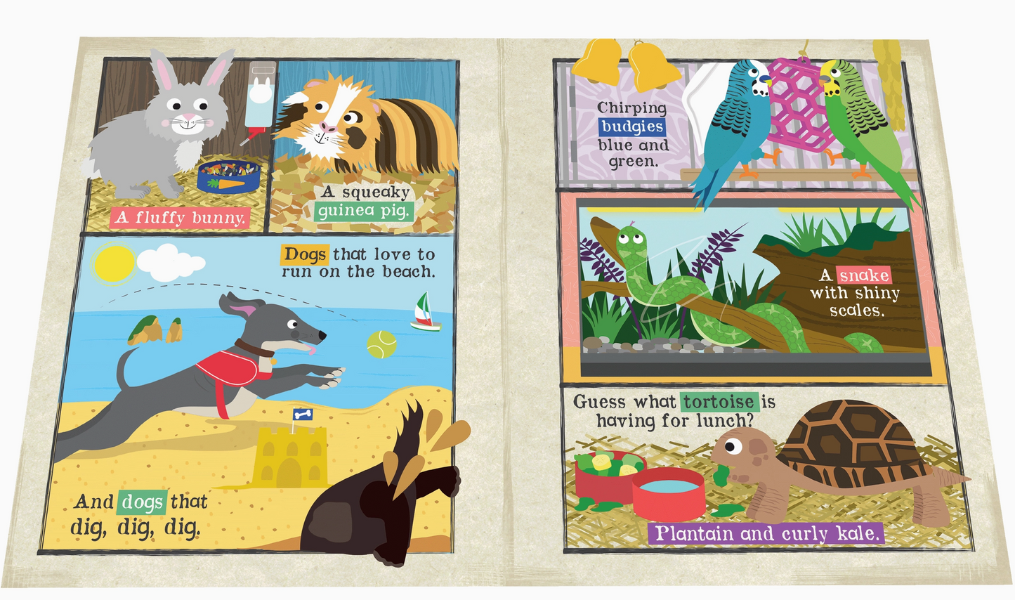 NURSERY TIMES CRINKLY NEWSPAPER - WE LOVE OUR PETS