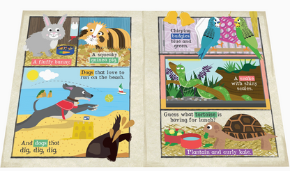 NURSERY TIMES CRINKLY NEWSPAPER - WE LOVE OUR PETS