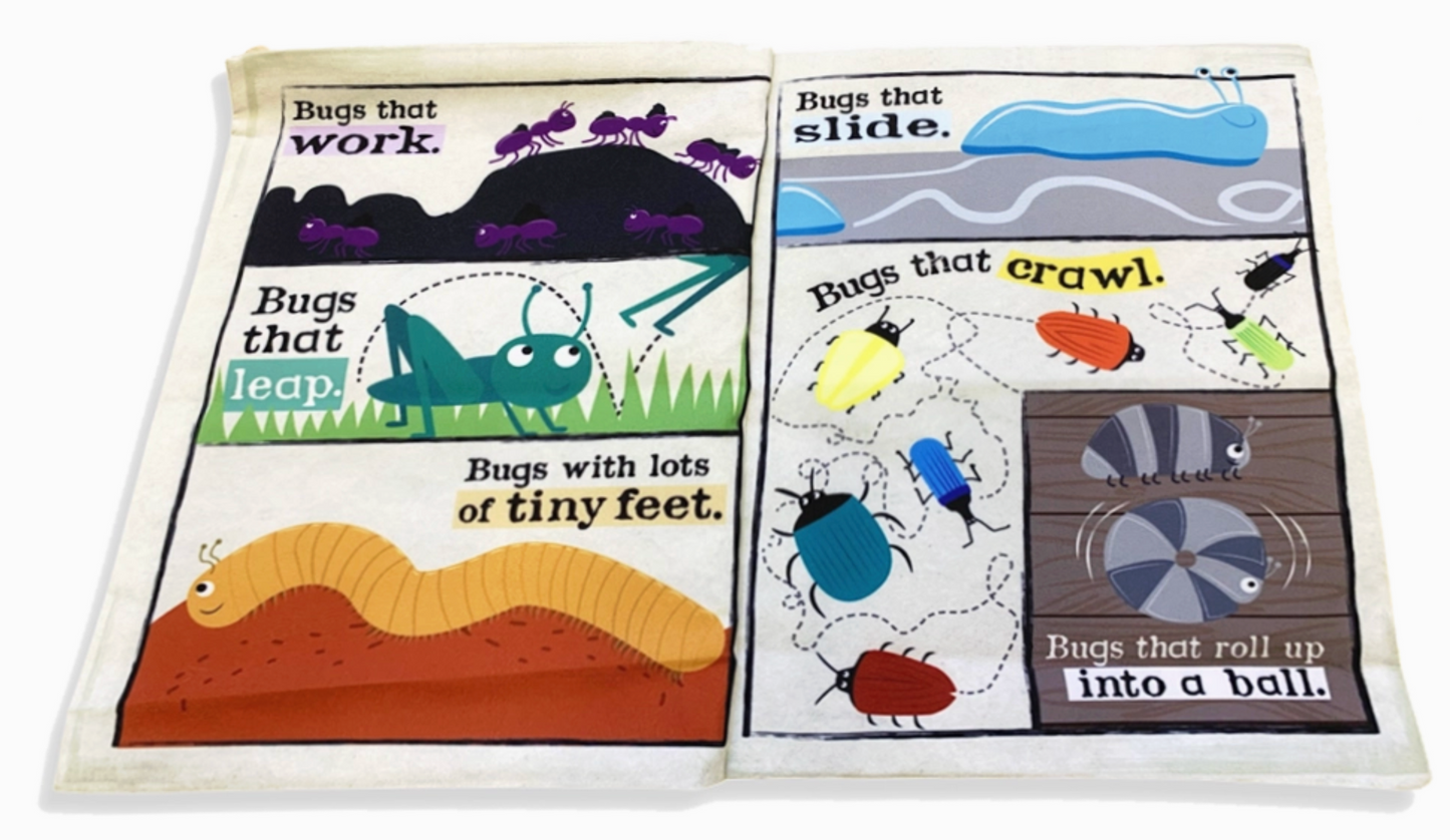 NURSERY TIMES CRINKLY NEWSPAPER - BUGS
