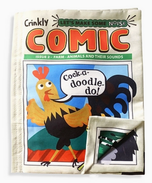 NURSERY TIMES CRINKLY NEWSPAPER - COMIC ISSUE 2 FARM ANIMAL NOISES
