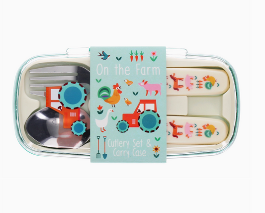 CHILDREN'S FARMYARD CUTLERY SET | REX LONDON