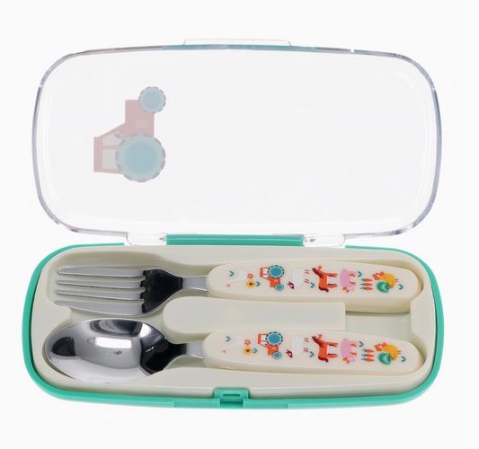 CHILDREN'S FARMYARD CUTLERY SET | REX LONDON
