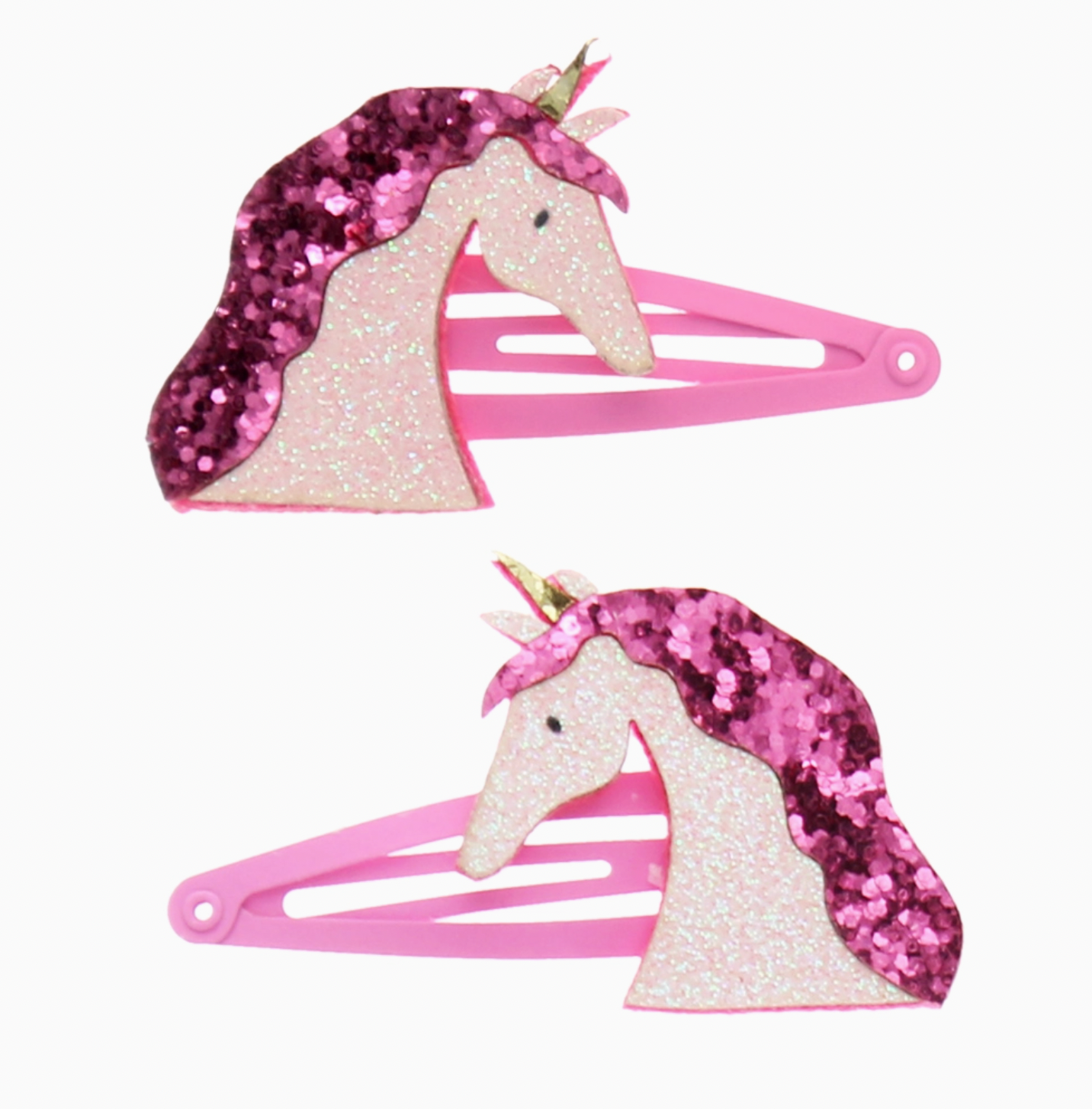 GLITTER UNICORN HAIR CLIPS - SET OF 2 | REX LONDON