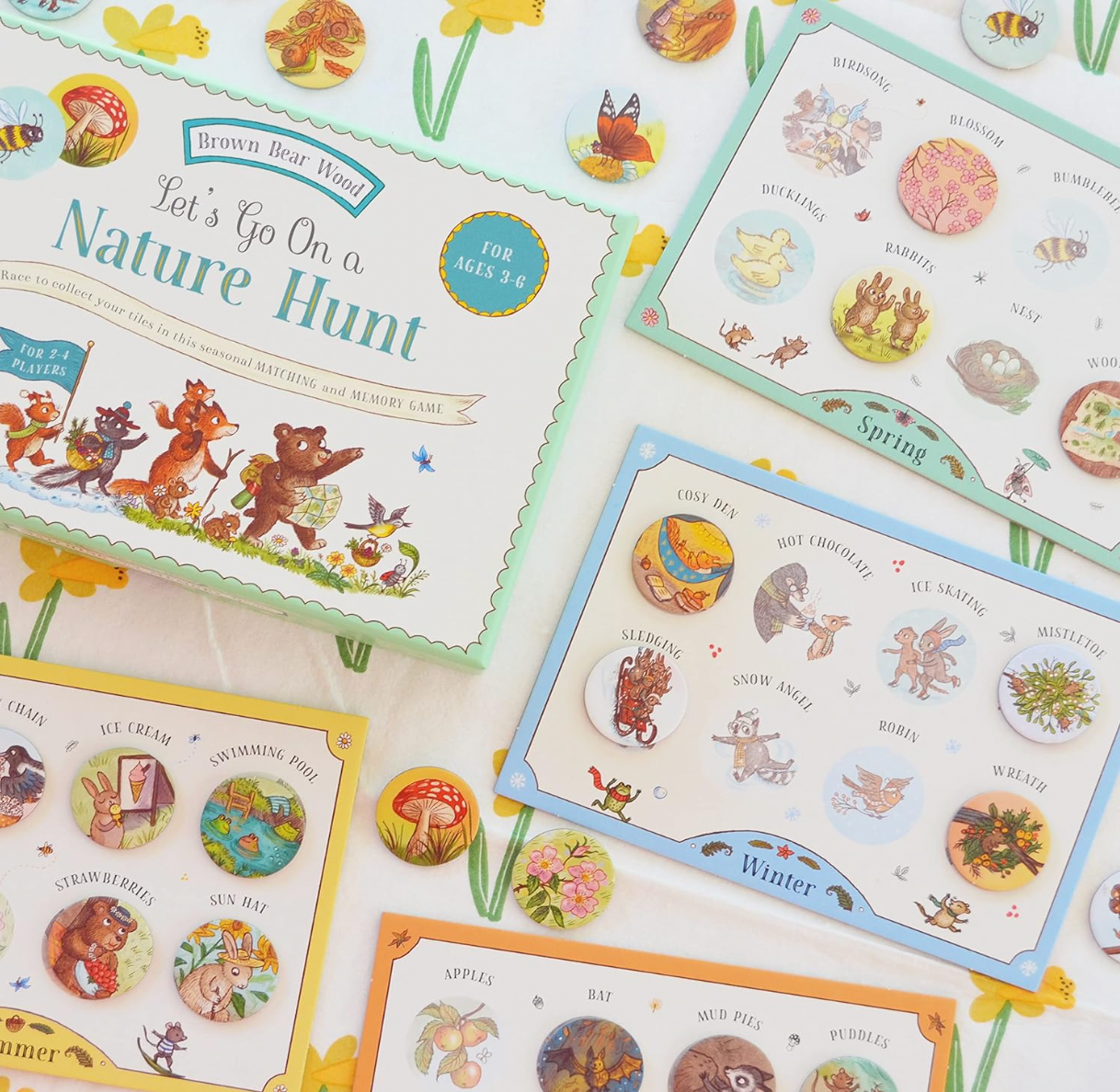 LET'S GO ON A NATURE HUNT: MATCHING & MEMORY GAME | MAGIC CAT