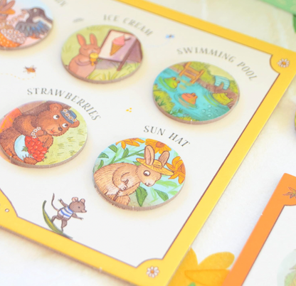 LET'S GO ON A NATURE HUNT: MATCHING & MEMORY GAME | MAGIC CAT