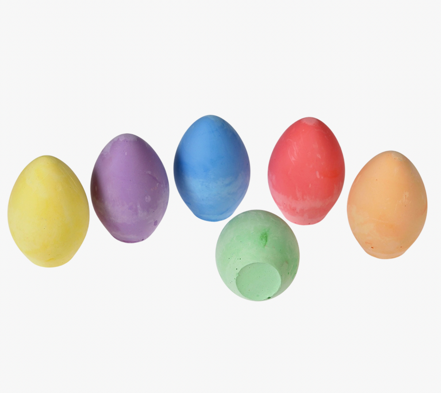 SIX COLOURED CHALK EGGS | REX LONDON