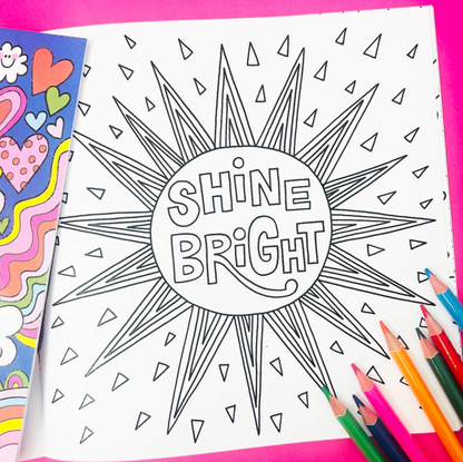 NEVER FORGET HOW AMAZING YOU ARE COLOURING BOOK | RACHEL ELLEN