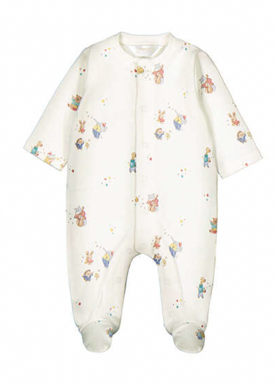 BABY MUSICAL ANIMALS PRINT SLEEPSUIT | MAYORAL