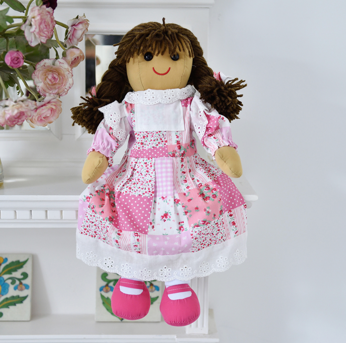 PINK PATCHWORK RAGDOLL | POWELL CRAFT
