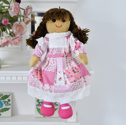 PINK PATCHWORK RAGDOLL | POWELL CRAFT