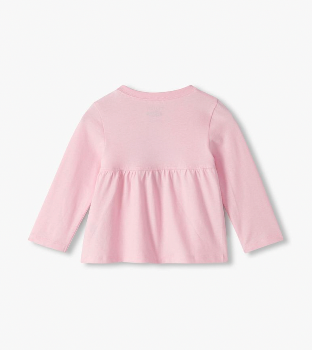 MAGESTIC OWL GATHERED BACK TEE - PINK | HATLEY