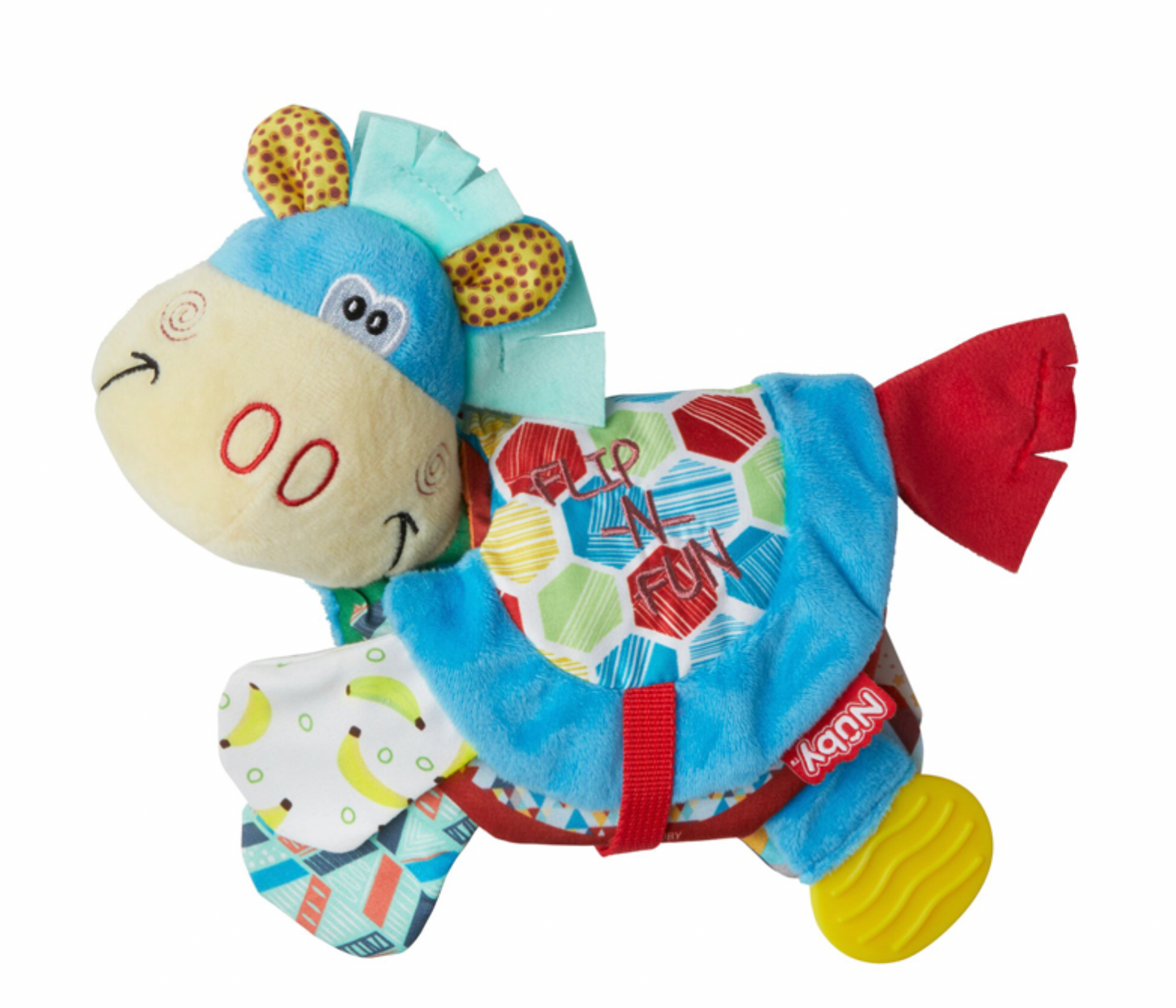 FLIP FLOP PONY TEETHER BOOK | NUBY