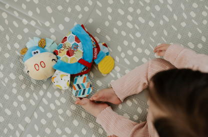 FLIP FLOP PONY TEETHER BOOK | NUBY