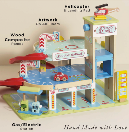 LE GRAND WOODEN GARAGE | LE TOY VAN