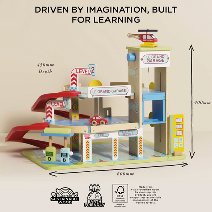 LE GRAND WOODEN GARAGE | LE TOY VAN